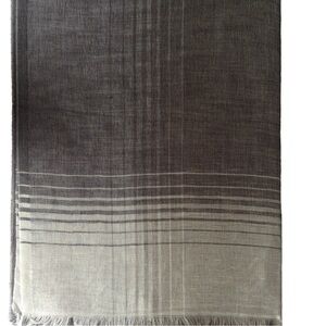 Gray-White Linen-Cotton-50*180